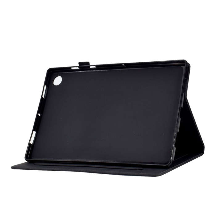 For Huawei MatePad T 10s Tower Embossed Leather Tablet Case(Black)