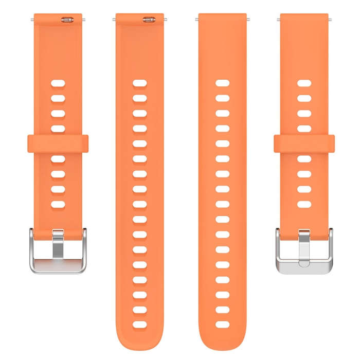 For Keep Band B5 / B4 / B4 Lite 16mm Glossy Surface Silicone Watch Band(Orange)