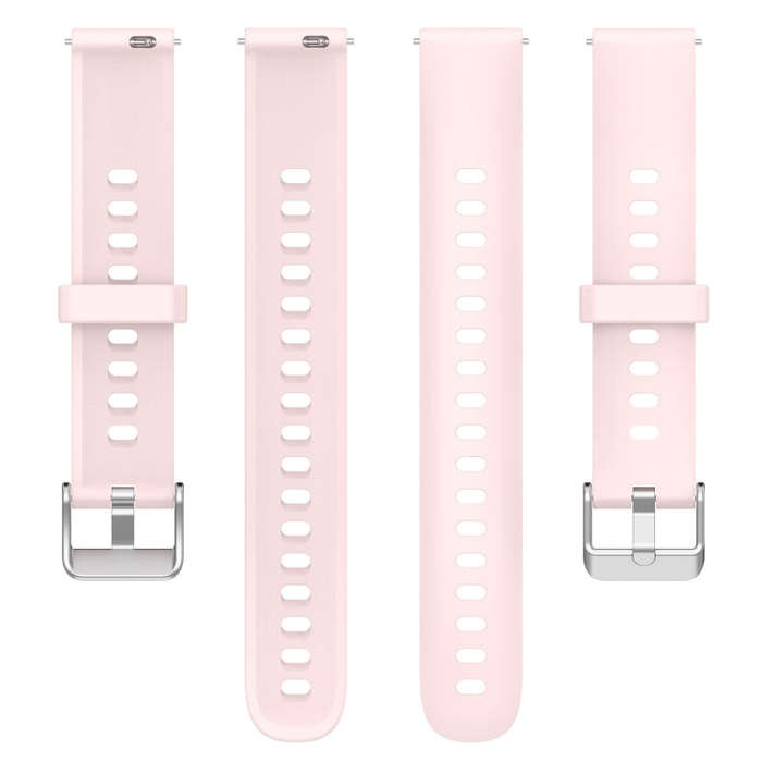 For Keep Band B5 / B4 / B4 Lite 16mm Glossy Surface Silicone Watch Band(Light Pink)