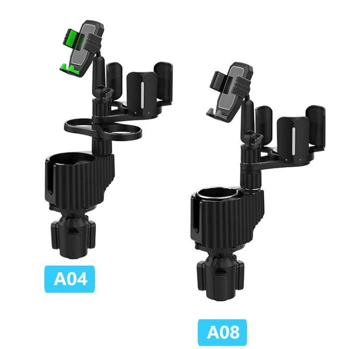 A04 Car Drink Water Cup Mobile Phone Holder(Green)