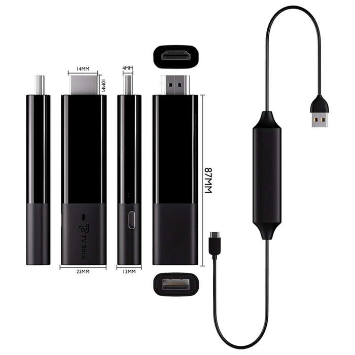 T2 Android 11 4K HD Smart TV Box TV Stick TV Dongle Cor-tex A35 2GB+16GB, Plug Type:US Plug