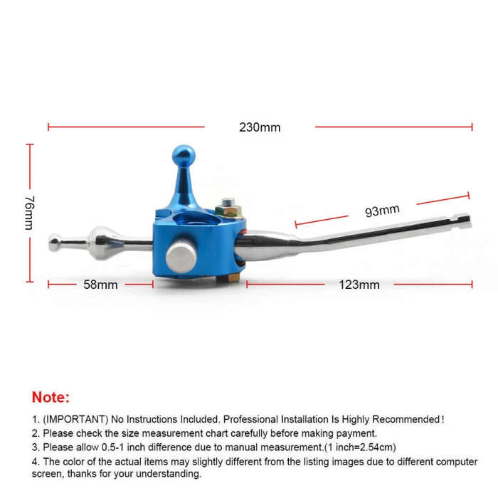 For Porsche 911 996 997 986 987 Car Modified Aluminum Gear Lever(Blue)
