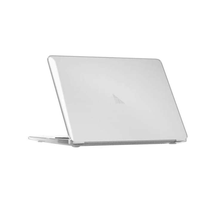 For Surface Laptop 7 15 inch Laptop Steel Surface Crystal Shockproof Protective Case(Transparent)