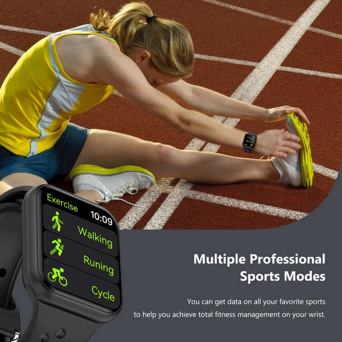 S226 1.72 inch Waterproof Smart Sports Watch Support Heart Rate Monitoring / Blood Pressure Monit...