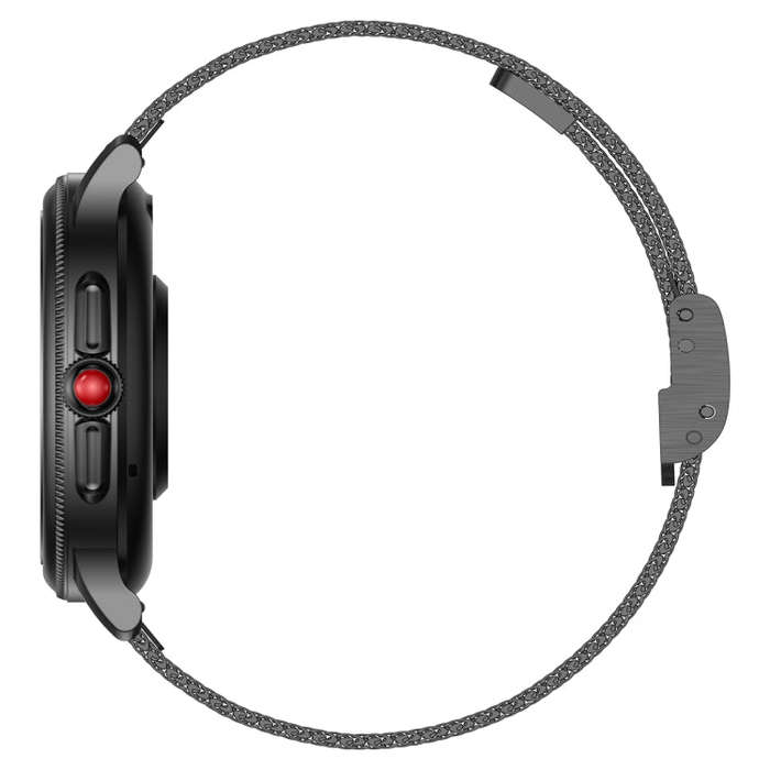 CF96 1.2 inch Waterproof Smart Steel Strap Wristband Support Heart Rate Monitoring / Blood Pressu...