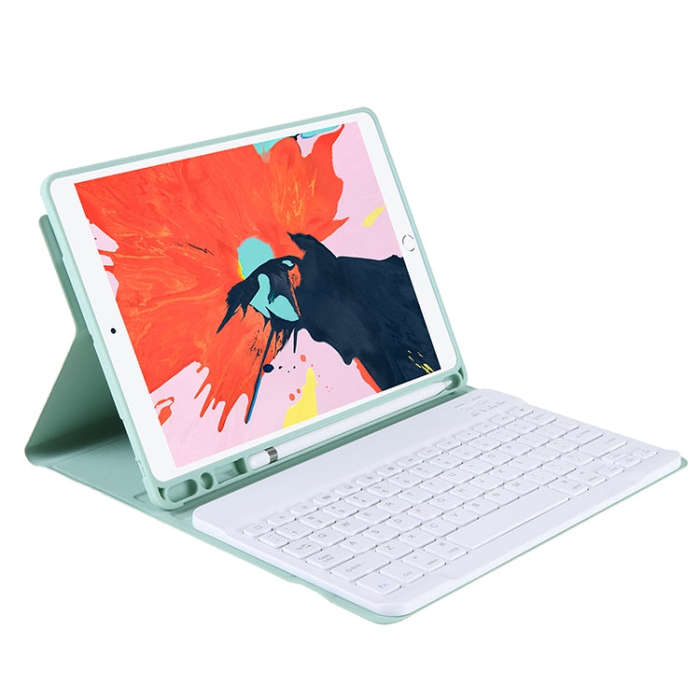 T102B For iPad Air / Pro 10.5 inch (2019) TPU Candy Color Ultra-thin Bluetooth Keyboard Tablet Ca...