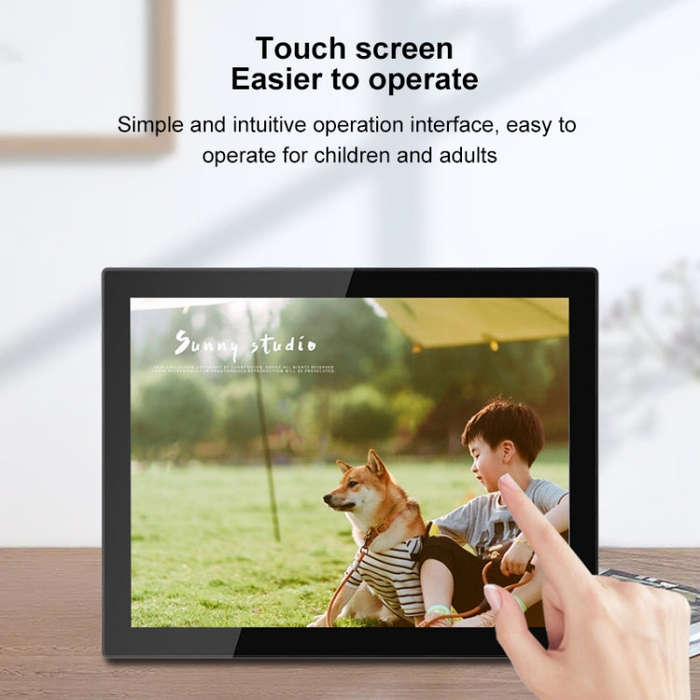 15 inch LED Display WiFi Cloud Photo Frame, RK3126C Quad Core up to 1.5GHz, Android 6.0, 1GB+16GB...