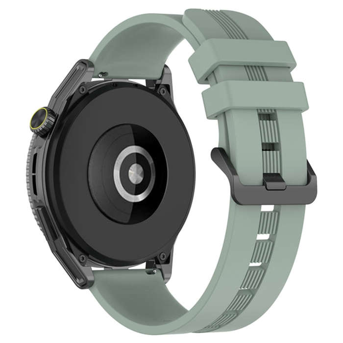 For Coros Apex 46mm/Apex Pro / Ticwatch Pro 3 22mm Vertical Solid Color Silicone Watch Band(Gray ...