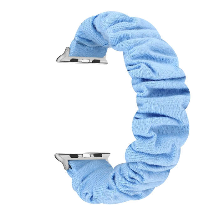 For Apple Watch Series 9&8&7 41mm / SE 3&SE 2&6&SE&5&4 40mm / 3&2&1 38mm Cloth + Stainless Steel ...