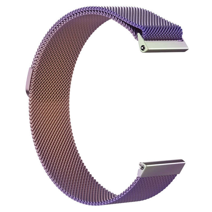For Fitbit Versa Milanese  Watch Band, Size:S(Colorful)