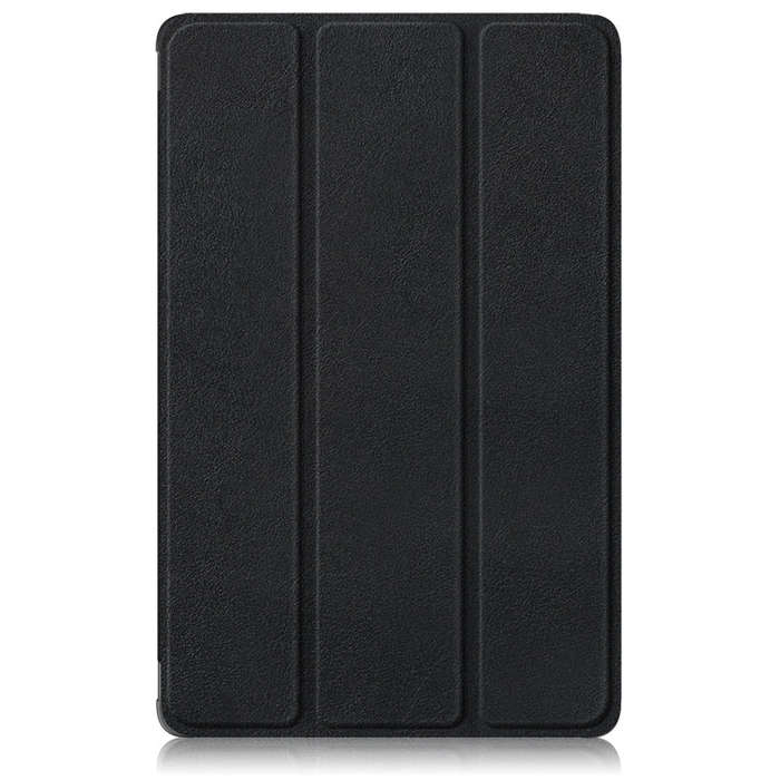 For Huawei Matepad SE 10.4 2022 Custer Pure Color 3-Fold Holder Leather Tablet Case(Black)