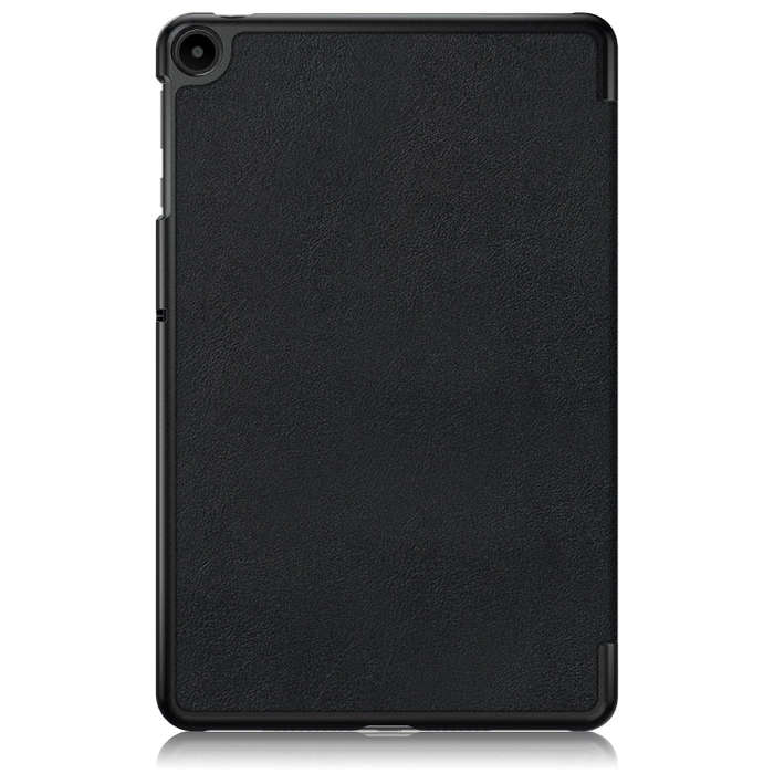For Huawei Matepad SE 10.4 2022 Custer Pure Color 3-Fold Holder Leather Tablet Case(Black)