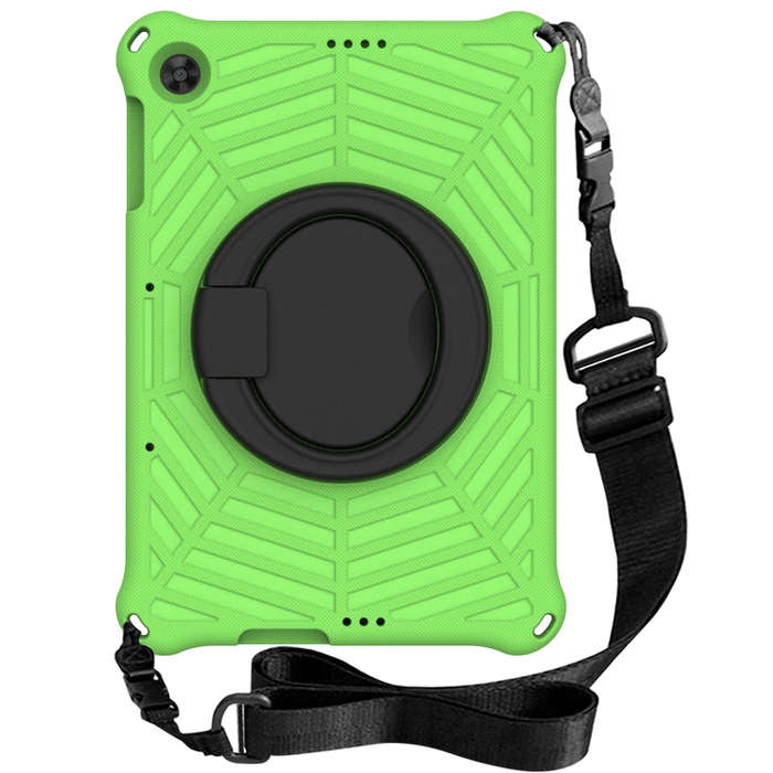 For Huawei MatePad T 10s Spider King Silicone Protective Tablet Case(Green)