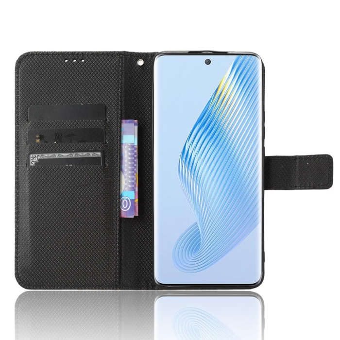 For Honor Magic5 Diamond Texture Leather Phone Case(Black)