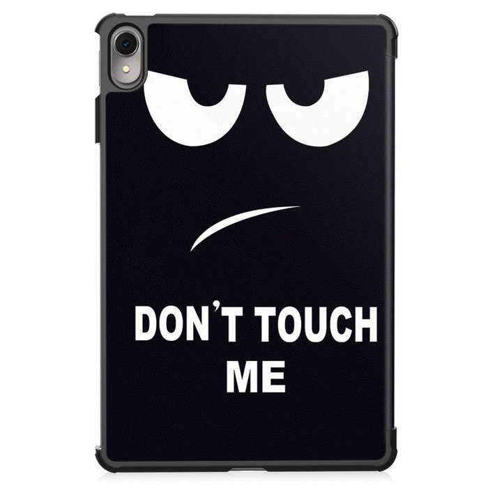 For Huawei MatePad 11 2023 Custer Painted 3-Fold Holder Leather Smart Tablet Case(Big Eye)