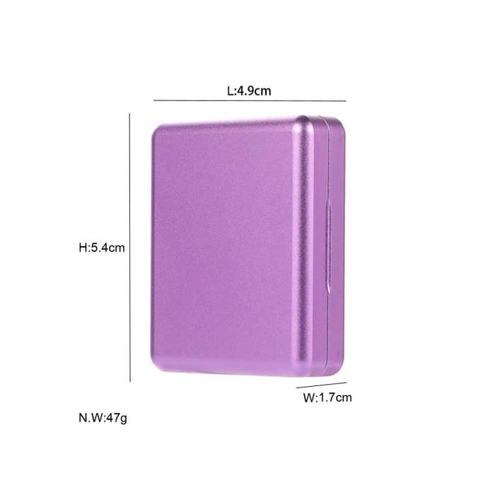 For IQOS Series Aluminum Alloy Cigarette Case, Capacity:10 pcs(Pink)