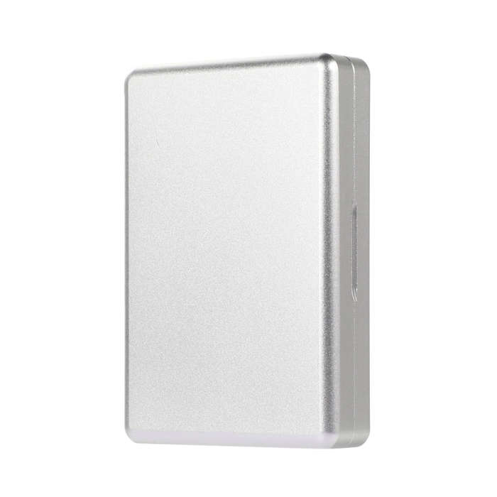For IQOS Series Aluminum Alloy Dust-proof Cigarette Case, Capacity:20 pcs(Silver)