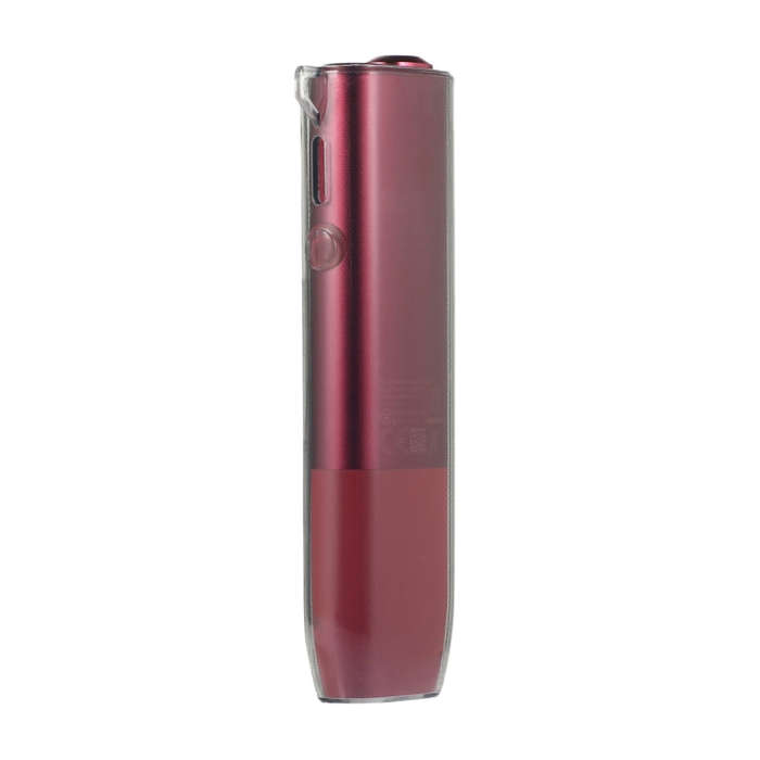 For IQOS ILUMA ONE TPU Electronic Cigarette Case with Lanyard Hole(Transparent Grey)