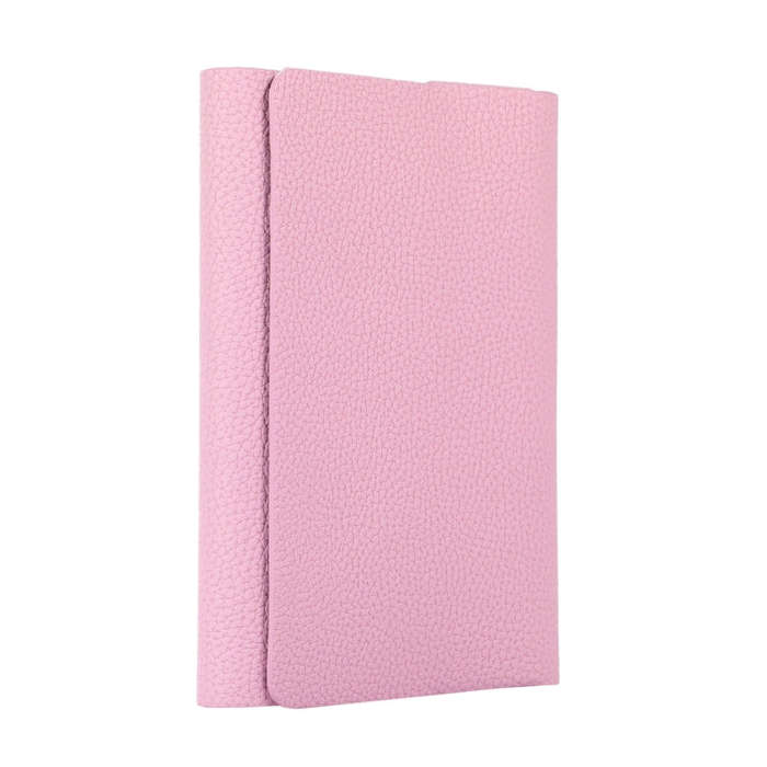 For IQOS ILUMA ONE Litchi Pattern Electronic Cigarette Leather Storage Bag(Pink)