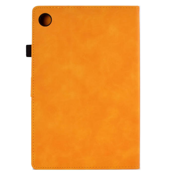 For Huawei Matepad  10.4 2022 Embossed Smile Flip Leather Tablet Case(Khaki)