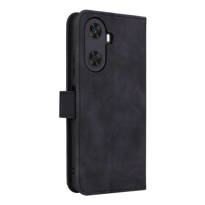 For Huawei Enjoy 60 Skin Feel Magnetic Flip Leather Phone Case(Black)