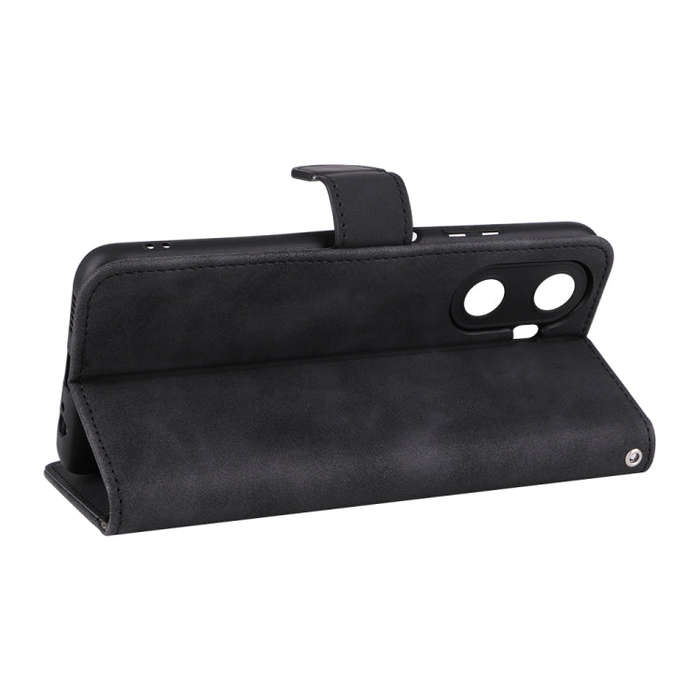 For Huawei Enjoy 60 Skin Feel Magnetic Flip Leather Phone Case(Black)