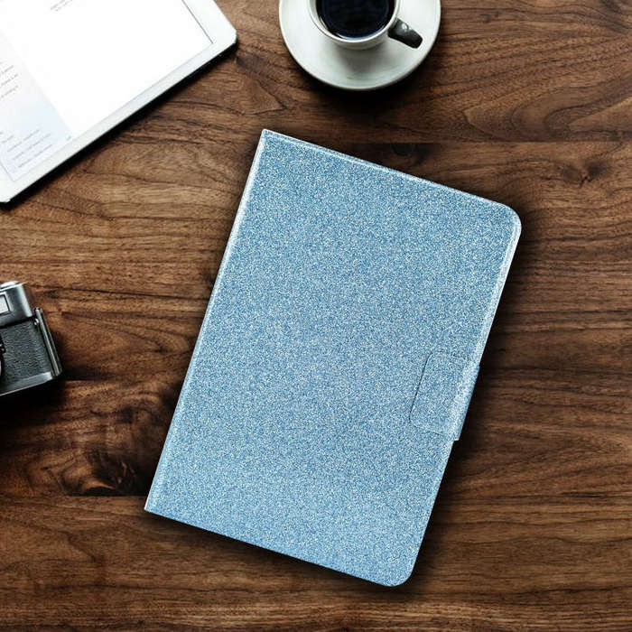 For Huawei MatePad 10.4 2022 Glitter Powder Leather Tablet Case(Blue)