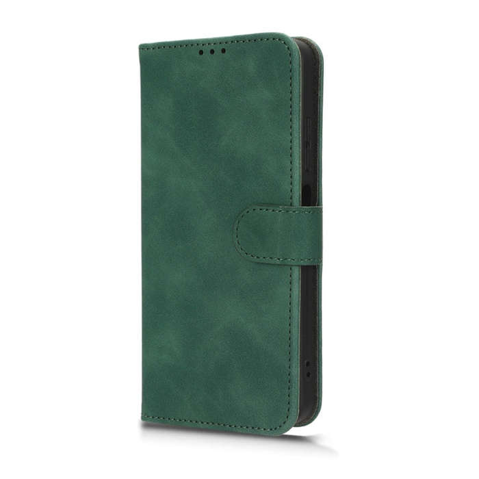 For TECNO Spark 10 Skin Feel Magnetic Flip Leather Phone Case(Green)