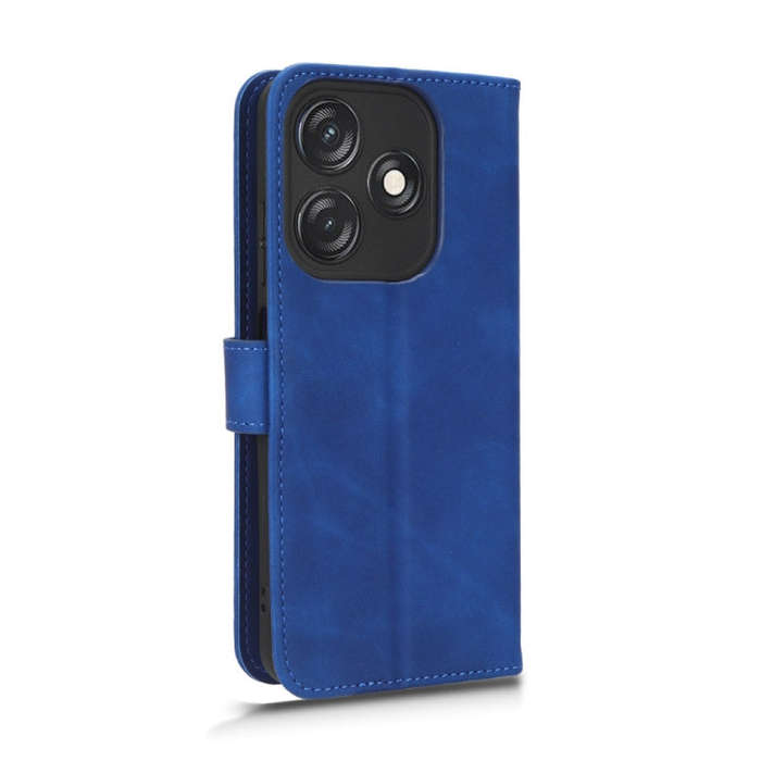 For TECNO Spark 10C Skin Feel Magnetic Flip Leather Phone Case(Blue)