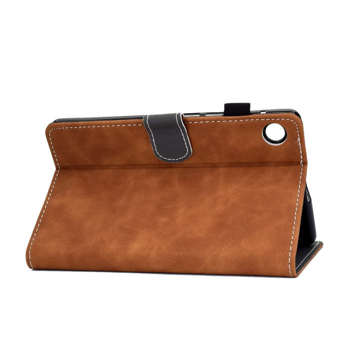 For Huawei MatePad 10.4 2022 Cowhide Texture Leather Tablet Case(Brown)