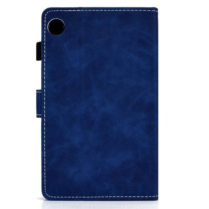 For Huawei MatePad 10.4 2022 Cowhide Texture Leather Tablet Case(Blue)