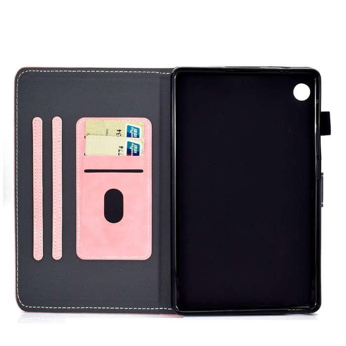 For Huawei MatePad 10.4 2022 Cowhide Texture Leather Tablet Case(Pink)