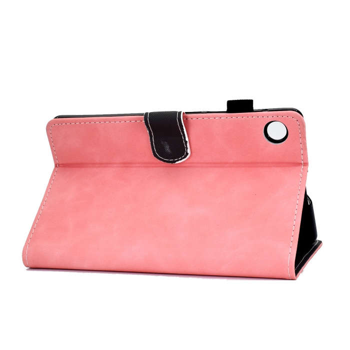 For Huawei MatePad 10.4 2022 Cowhide Texture Leather Tablet Case(Pink)
