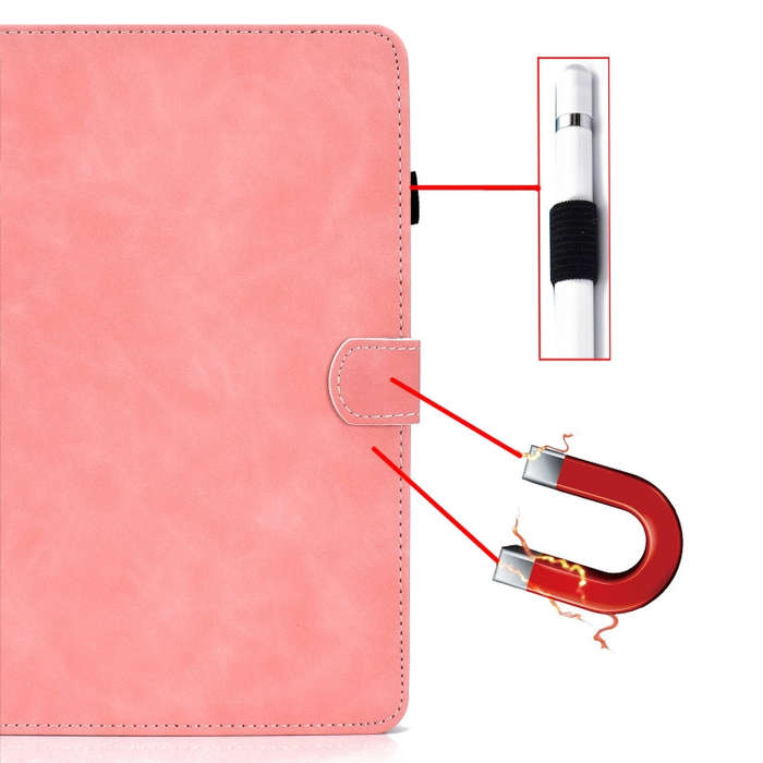 For Huawei MatePad 10.4 2022 Cowhide Texture Leather Tablet Case(Pink)