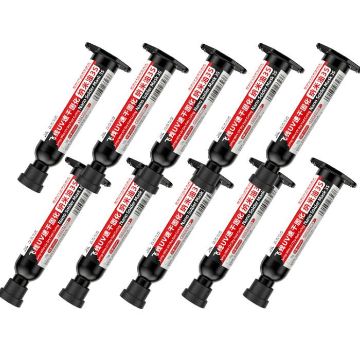 10pcs Qianli MEGA-IDEA Nano Solder Mask 3S Jump Wire UV Dry Fast Curing Glue