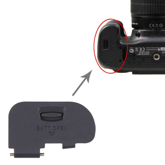 For Canon EOS 70D / EOS 80D OEM Battery Compartment Cover