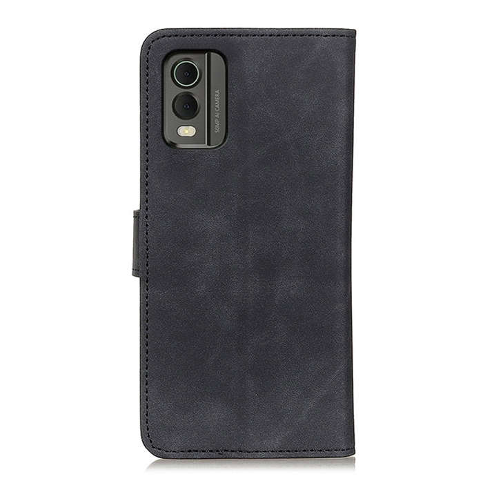 For Nokia C32 4G KHAZNEH Retro Texture Leather Phone Case(Black)