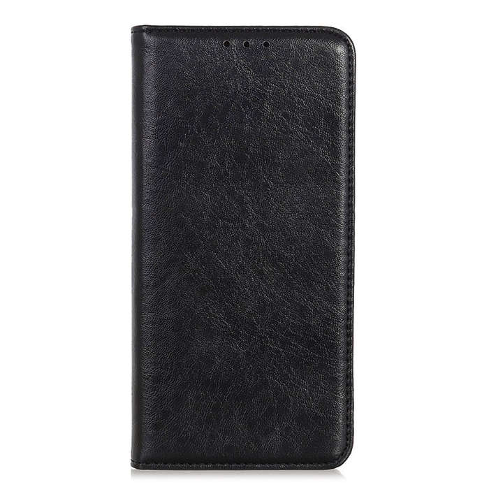 For Nokia C32 4G Magnetic Crazy Horse Texture Leather Phone Case(Black)