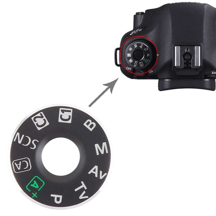 For Canon EOS 6D OEM Mode Dial Iron Pad