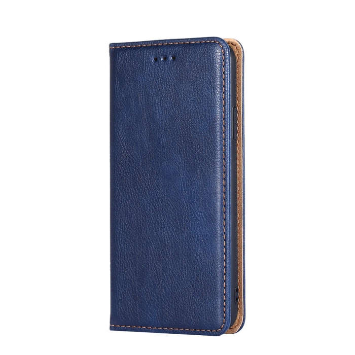 For OnePlus Ace 2V 5G Gloss Oil Solid Color Magnetic Leather Phone Case(Blue)