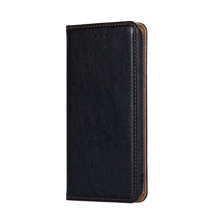 For OnePlus Ace 2V 5G Gloss Oil Solid Color Magnetic Leather Phone Case(Black)