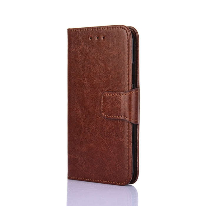 For Tecno Camon 19 / 19 Pro Crystal Texture Leather Phone Case(Brown)