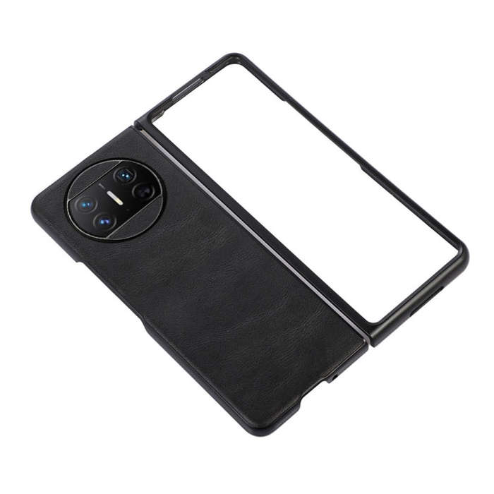 For Huawei Mate X3 Cowhide Texture PU Phone Case(Black)