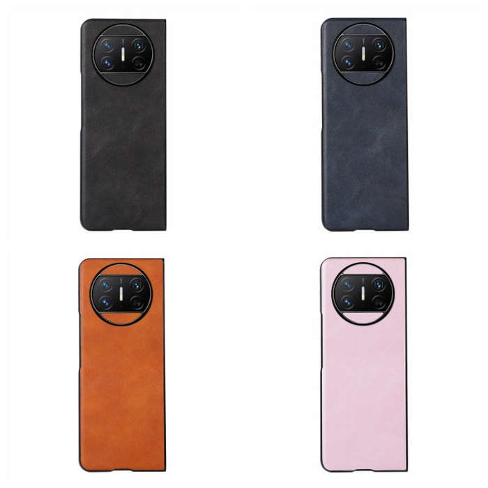 For Huawei Mate X3 Cowhide Texture PU Phone Case(Black)
