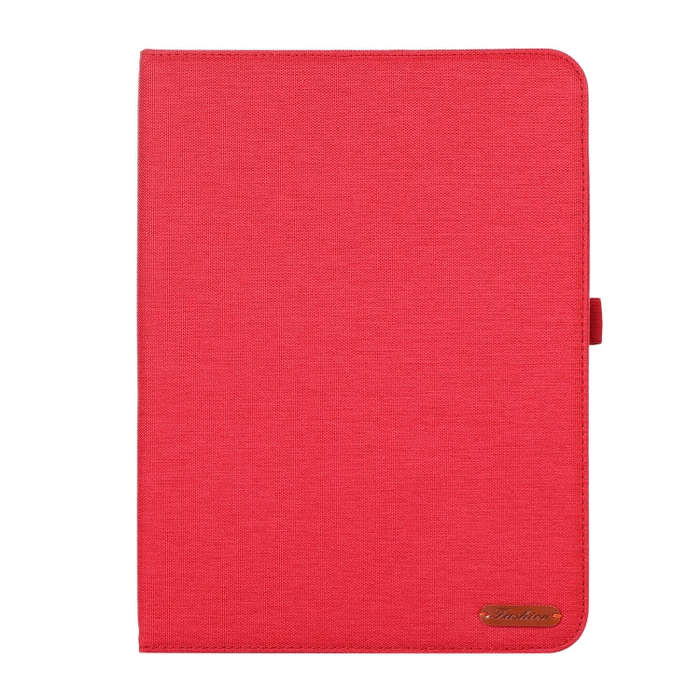 For OPPO Pad 2 Fabric Leather Tablet Case(Red)