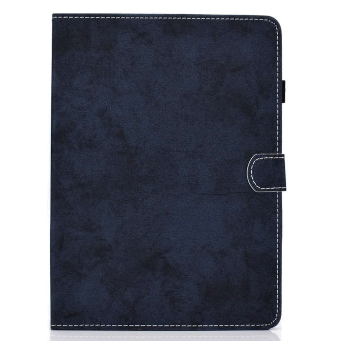 For Lenovo Tab P11 Gen 2 Marble Style Cloth Texture PU Tablet Protective Case(Dark Blue)