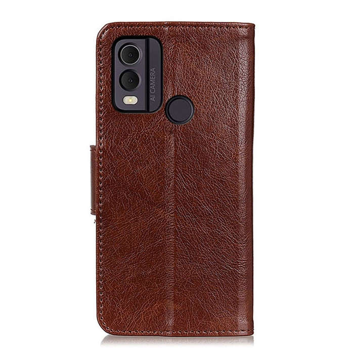 For Nokia C22 4G Nappa Texture Leather Phone Case(Brown)