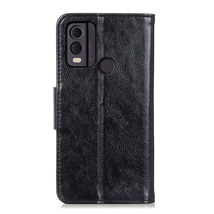 For Nokia C22 4G Nappa Texture Leather Phone Case(Black)