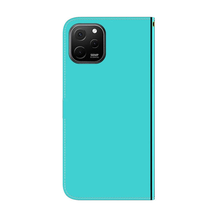 For Huawei nova Y61 / Enjoy 50z Imitated Mirror Surface Leather Phone Case(Mint Green)