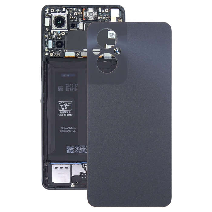 For OPPO Reno7 Z 5G Original Battery Back Cover(Black)